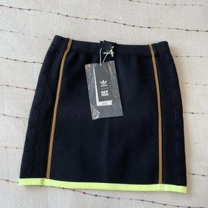 adidas Ivy Park Knit Skirt Black/Mesa Size XS